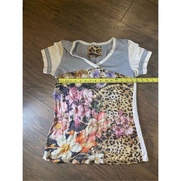 Womens Custom Made Tee Shirt Floral Animal Print - Picture 8 of 8